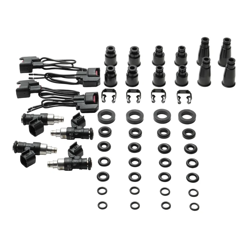 DeatschWerks 16U-IMP-0750-4, Universal 4 Cylinder Import Injector Kit - Set of Four 750cc Injectors