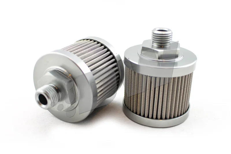 DeatschWerks 8-01-06100, Stainless Steel 6AN 100 Micron Universal Fuel Pump Pre-Filter