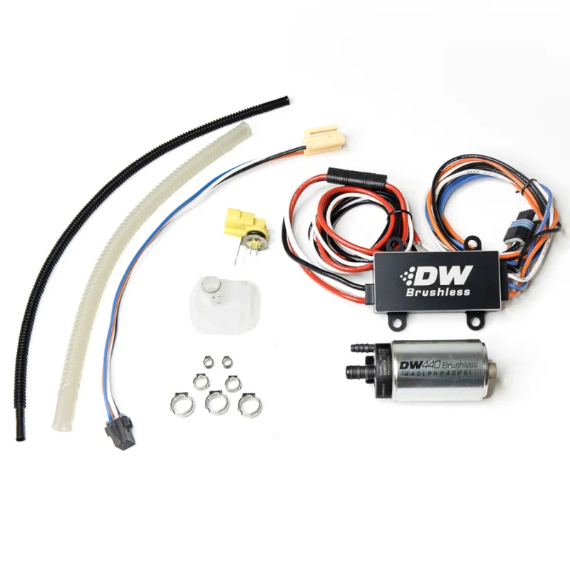 DeatschWerks 9-442-C102-0909, 03-13 Chevy Corvette 440lph InTank Brushless Fuel Pump w/9-0909 Instl kit/C102 Contrllr