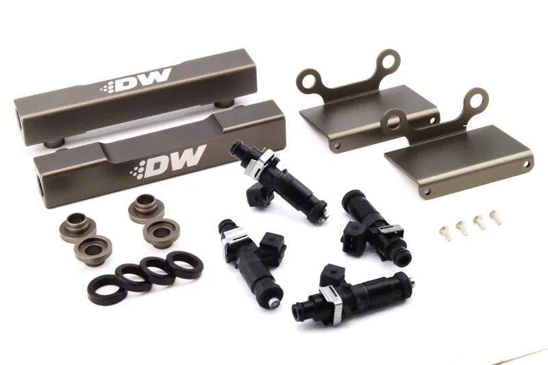 DeatschWerks 6-101-1200, 04-06 Subaru STI/LGT Side Feed to Top Feed Fuel Rail Conv Kit w/ 1200cc Injectors