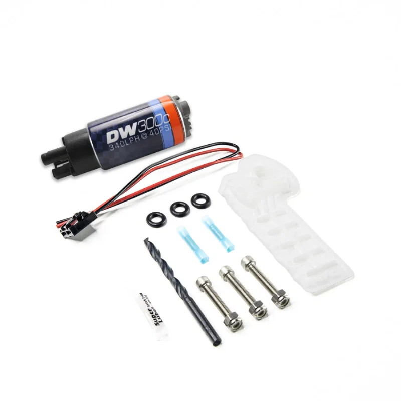 DeatschWerks 9-307-1060, 15-19 Golf R/15-18 1.8/15-18 GTI 340lph Compact Fuel Pump w/o clips w/9-1060 Instl kit