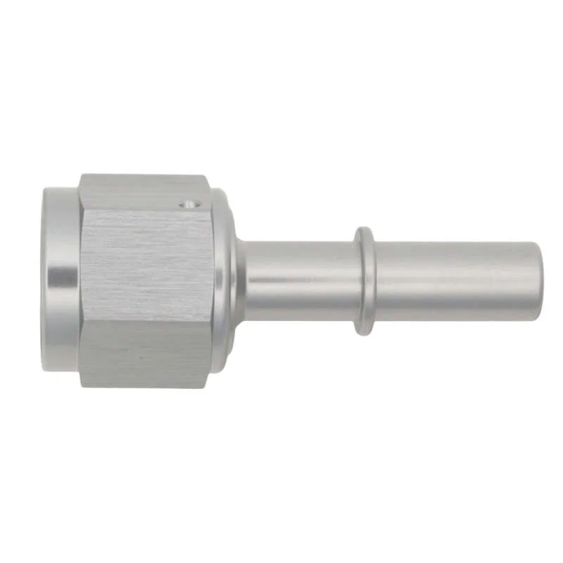 DeatschWerks 6-02-0133, 8AN Female Flare Swivel to 3/8in Male EFI Quick Disconnect - Anodized DW Titanium