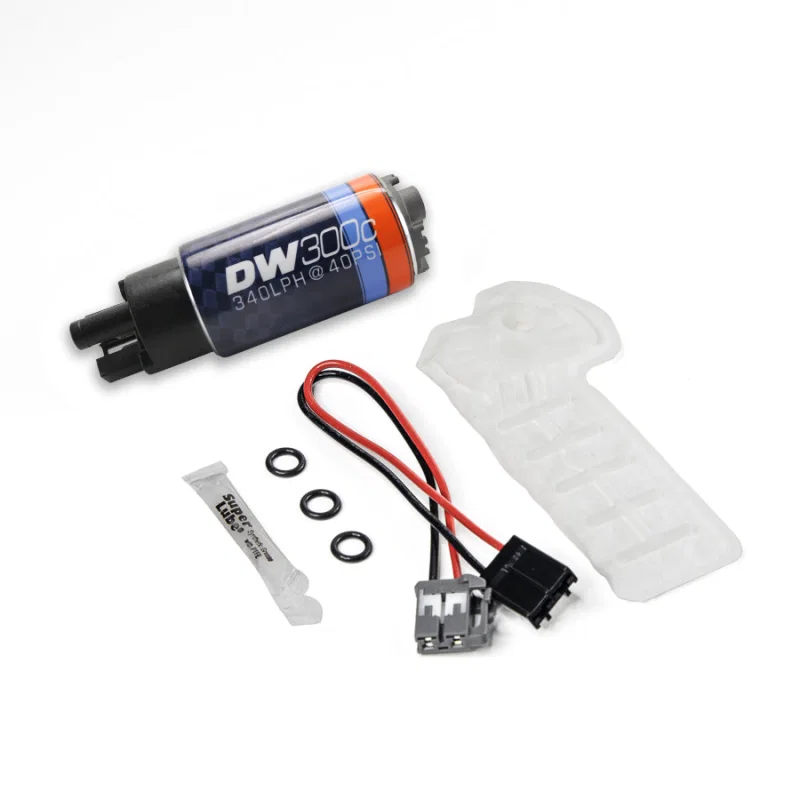 DeatschWerks 9-307-1061, 2016+ Infinity Q50 340lph Compact Fuel Pump w/o clips w/ 9-1061 install kit