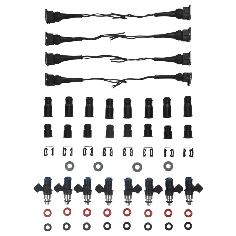 DeatschWerks 16S-LS-2400-8, LS Injector Kit Set of 8 2400cc/min Injectors