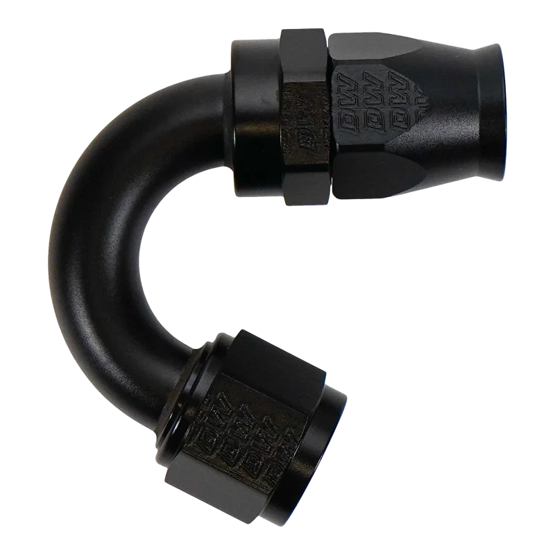 DeatschWerks 6-02-0881-B, 10AN Female Flare Swivel (Incl Ferule/Olive) 150-degree Hose End PTFE
