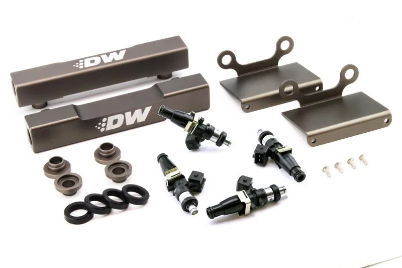 DeatschWerks 6-101-1500, 04-06 Subaru STI/LGT Side Feed to Top Feed Fuel Rail Conv Kit w/ 1500cc Injectors