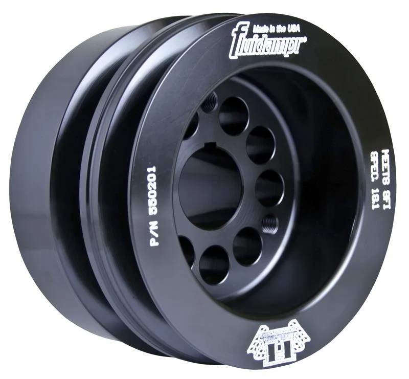 Fluidampr 550201, Ford 8BA Flat Head Wide Belt Harmonic Balancer - Ford Flathead V8 w/ Wide Belt Pulley