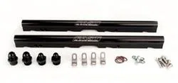 FAST 146033B-KIT, Black Billet Fuel Rail Kit for LS2 LSXr 102mm Intake Manifolds