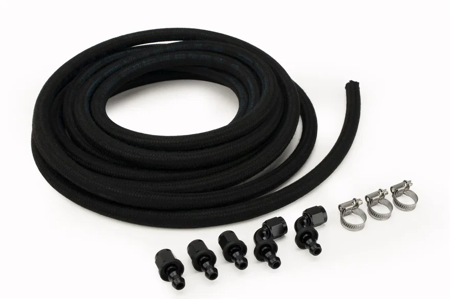 FAST 307600-06, 25 Ft EFI Rated Hose and Fitting Kit with 6AN Fittings