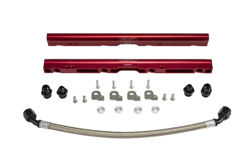 FAST 146028-KIT, Billet Fuel Rail Kit for LSXrt 102mm Intake Manifolds
