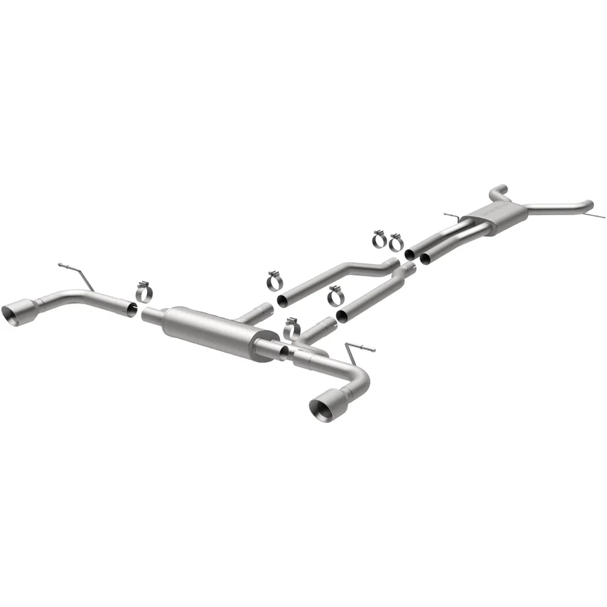 4.2L 3.0L Touring Series Cat-Back Performance Exhaust System for 2007-2015 Audi Q7