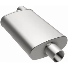 5 X 8in. Oval Straight-Through Performance Exhaust Muffler image 2