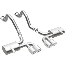 5.7L Street Series Axle Back Performance Exhaust System for 1997-2004 Chevrolet Corvette image 2