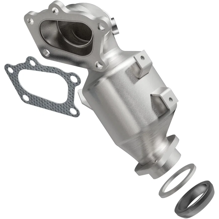 Front 2.3L 2.3L OEM Grade Federal EPA Compliant Direct-Fit Manifold Catalytic Converter for 2006-2012 Mazda 6 and CX-7