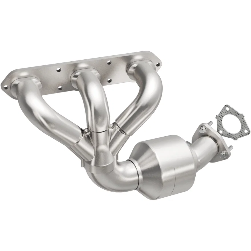 Right 3.4L 2.7L OEM Grade Federal EPA Compliant Direct-Fit Manifold Catalytic Converter for 2006-2008 Porsche Cayman