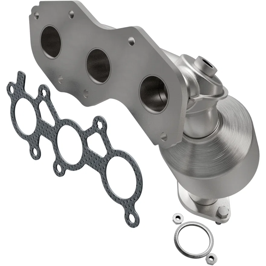 Rear OEM Grade Federal / EPA Compliant Direct-Fit Manifold Catalytic Converter for Toyota and Lexus
