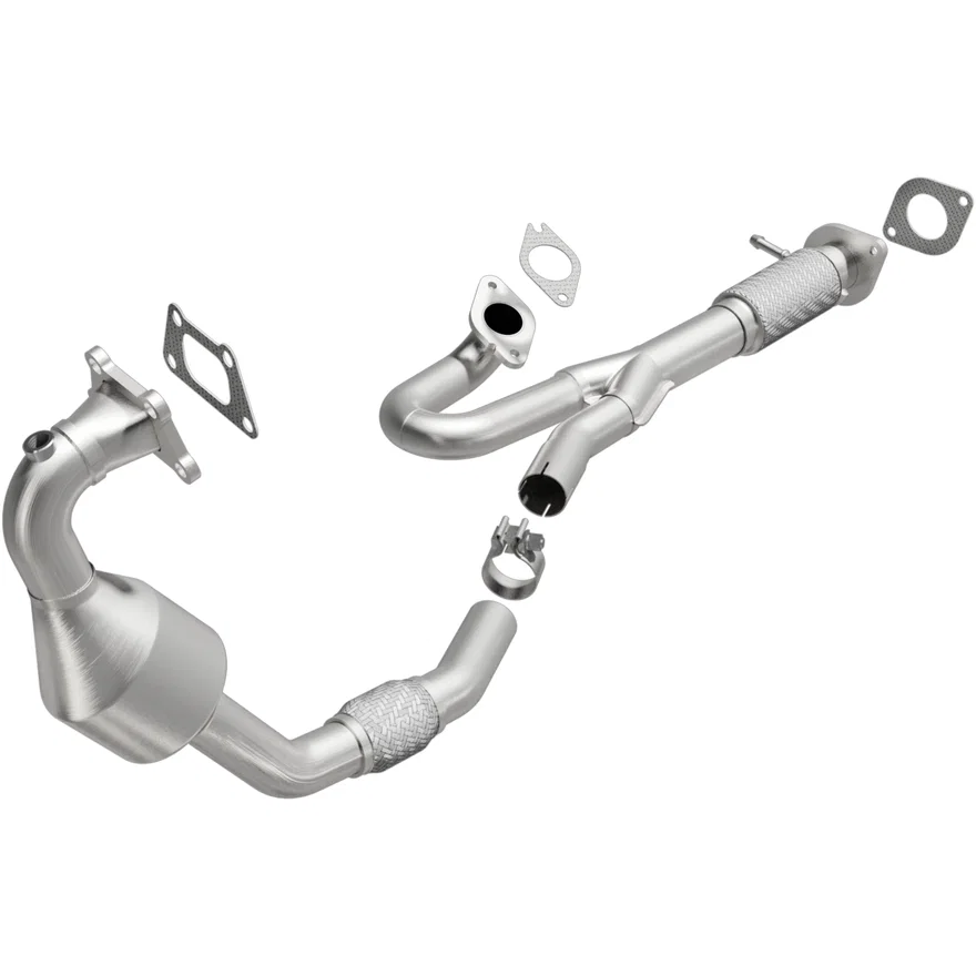 Front 3.0L 3.0L OEM Grade Federal EPA Compliant Direct-Fit Manifold Catalytic Converter for 2010-2011 Cadillac SRX and Saab 9-4X