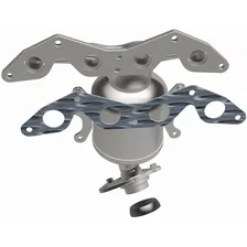 1.7L California Grade CARB Compliant Direct-Fit Manifold Catalytic Converter for 2001-2005 Honda Civic image 4