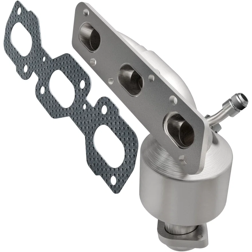 Rear California Grade CARB Compliant Direct-Fit Manifold Catalytic Converter for Mercury and Ford