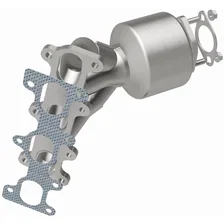 Rear 2.7L 2.7L OEM Grade Federal EPA Compliant Direct-Fit Manifold Catalytic Converter for 2005-2010 Hyundai Tucson and Kia Sportage image 2