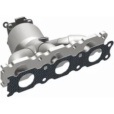 Left 3.2L OEM Grade Federal EPA Compliant Direct-Fit Manifold Catalytic Converter for 2011-2014 Volvo XC90 image 2