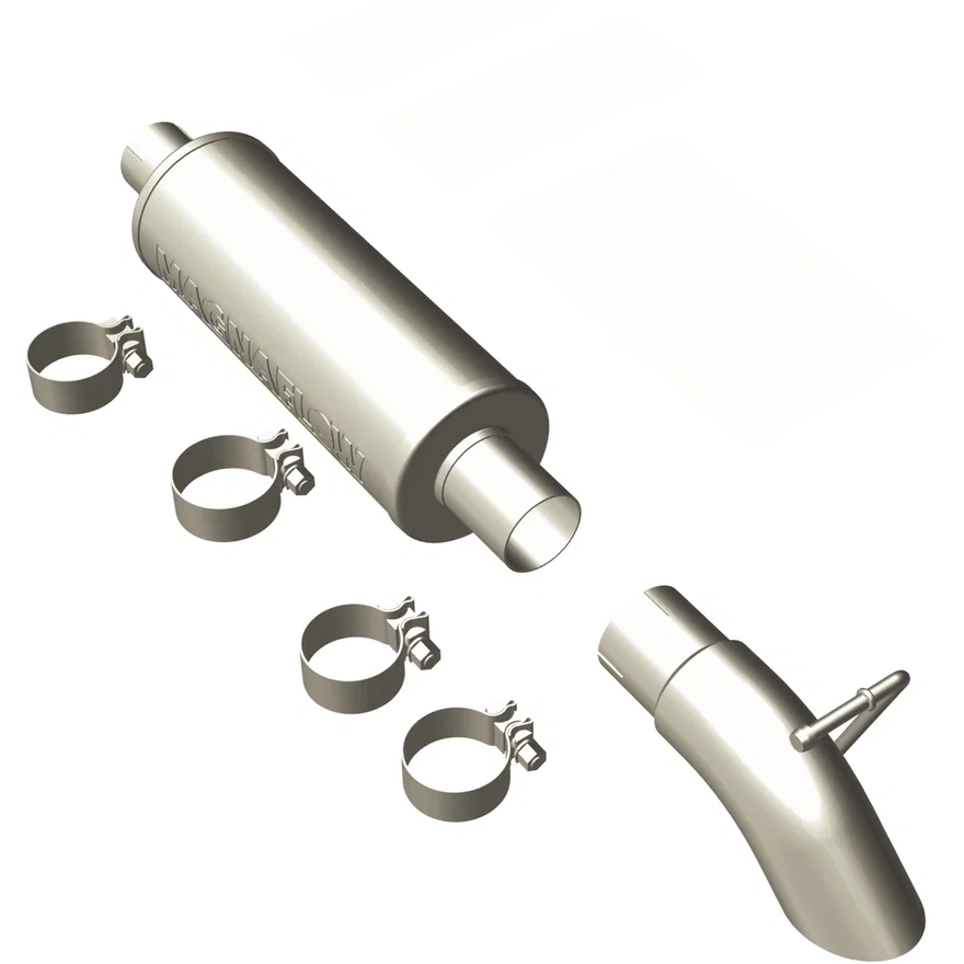 2.5L 4.0L Off Road Pro Series Cat-Back Performance Exhaust System for 1997-1999 Jeep Wrangler