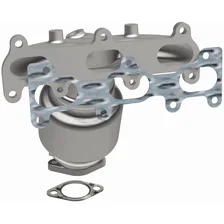 Front 2.7L California Grade CARB Compliant Direct-Fit Manifold Catalytic Converter for 2006 Kia Optima image 4