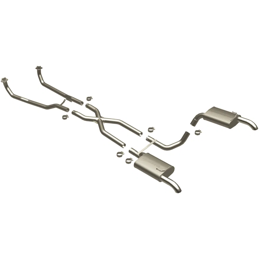 5.3L 5.7L Street Series Performance Exhaust System for 1968-1973 Chevrolet Corvette