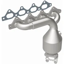 Front 1.8L California Grade CARB Compliant Direct-Fit Manifold Catalytic Converter for 2001-2004 Kia Spectra image 2