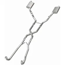 5.3L 5.7L Street Series Performance Exhaust System for 1968-1973 Chevrolet Corvette image 3