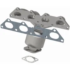 2.0L California Grade CARB Compliant Direct-Fit Manifold Catalytic Converter for 2002-2003 Mitsubishi Lancer image 3