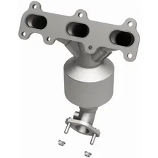 Front 2.7L OEM Grade Federal EPA Compliant Direct-Fit Manifold Catalytic Converter for 2001-2004 Hyundai Santa Fe image 3