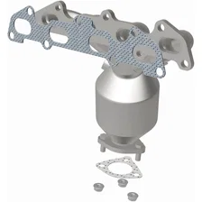 Front 1.5L California Grade CARB Compliant Direct-Fit Manifold Catalytic Converter for 2001-2002 Kia Rio image 3