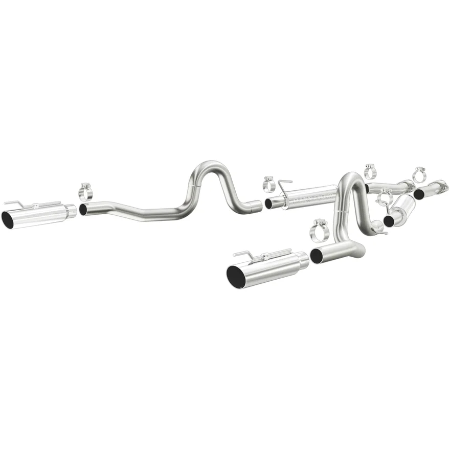 5.0L 4.6L Competition Series Cat-Back Performance Exhaust System for 1994-1998 Ford Mustang
