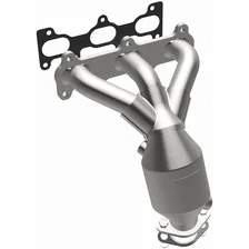 Rear California Grade CARB Compliant Direct-Fit Manifold Catalytic Converter for Hyundai and Kia image 2
