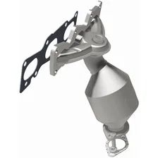 Front 3.3L 3.8L OEM Grade Federal EPA Compliant Direct-Fit Manifold Catalytic Converter for 2007-2012 Hyundai Santa Fe and Veracruz image 3