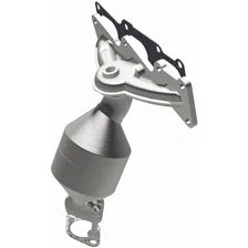 Front 3.3L 3.8L OEM Grade Federal EPA Compliant Direct-Fit Manifold Catalytic Converter for 2007-2012 Hyundai Santa Fe and Veracruz image 2
