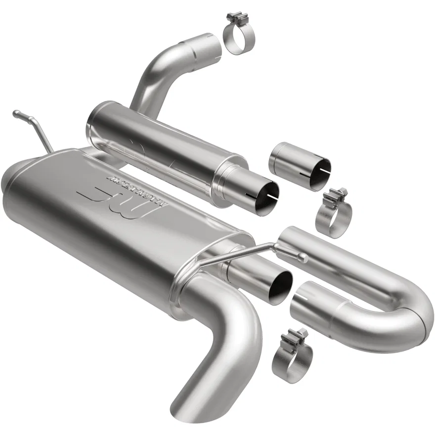 ® 2.0L 3.6L Overland Series™ Axle Back Performance Exhaust System for 2018-2026 Jeep Wrangler