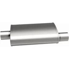 5 X 8in. Oval Straight-Through Performance Exhaust Muffler image 4