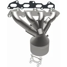 Front 1.5L California Grade CARB Compliant Direct-Fit Manifold Catalytic Converter for 2001-2002 Kia Rio image 2