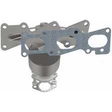 Front 3.3L 3.8L OEM Grade Federal EPA Compliant Direct-Fit Manifold Catalytic Converter for 2007-2012 Hyundai Santa Fe and Veracruz image 4