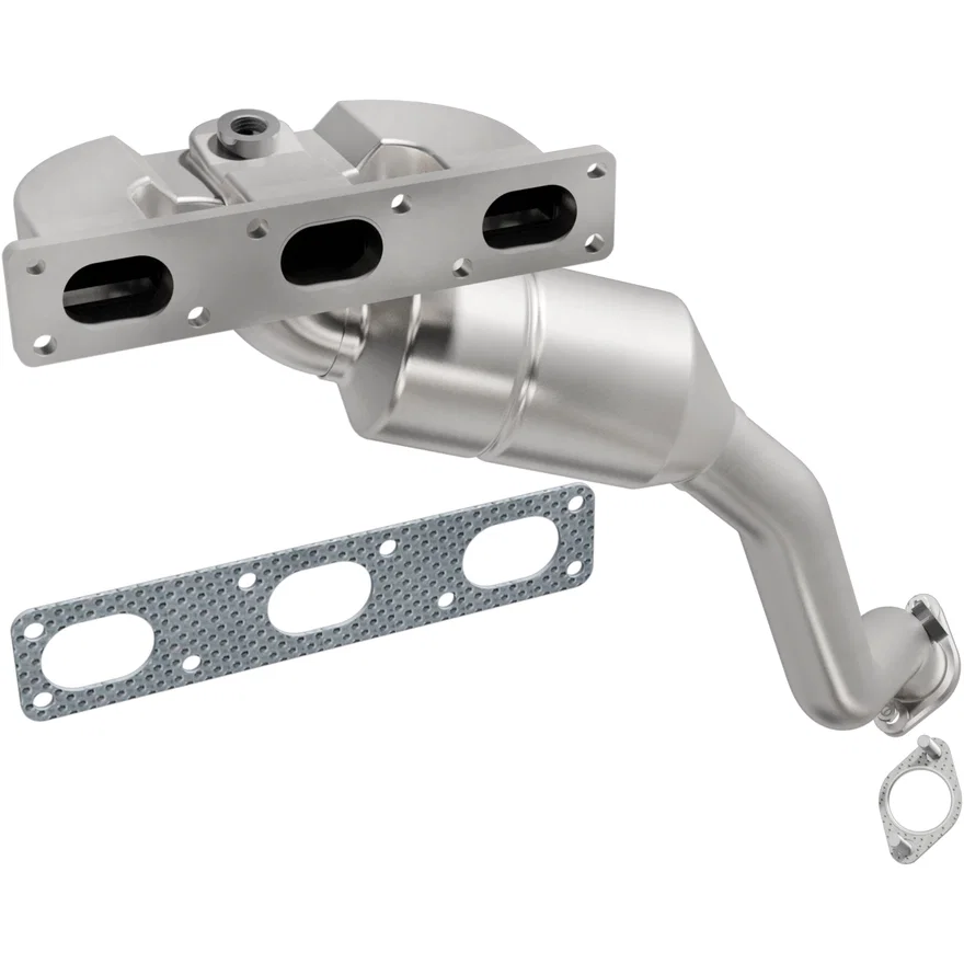 Front 2.5L 3.0L California Grade CARB Compliant Direct-Fit Manifold Catalytic Converter for 2001-2003 BMW 525i and 530i