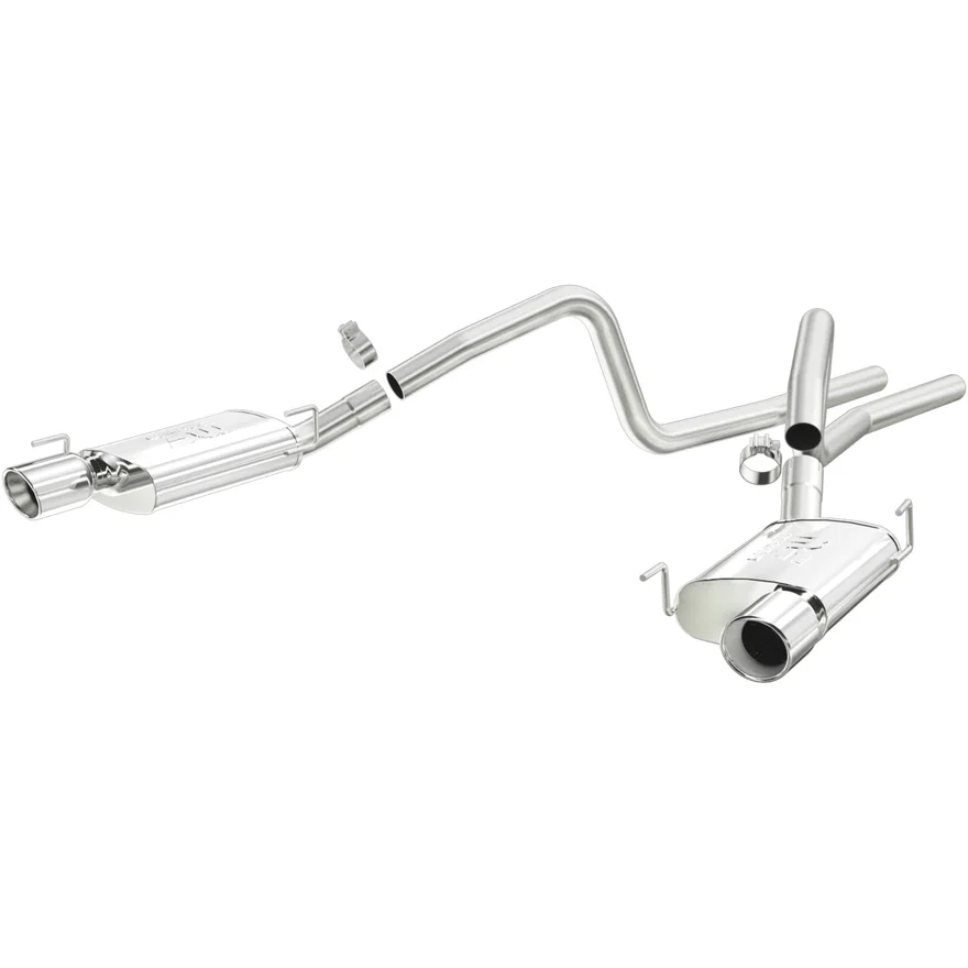 4.6L GT500 5.4L Street Series Cat-Back Performance Exhaust System for 2005-2009 Ford Mustang Shelby