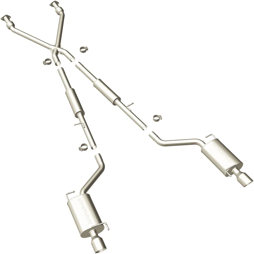 3.7L 3.5L Street Series Cat-Back Performance Exhaust System for 2007-2013 INFINITI G35 and G37