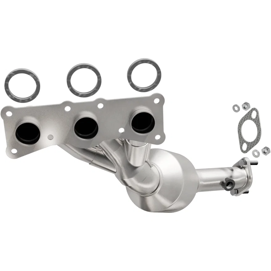 Rear 3.0L OEM Grade Federal EPA Compliant Direct-Fit Manifold Catalytic Converter for 2007-2010 BMW X3