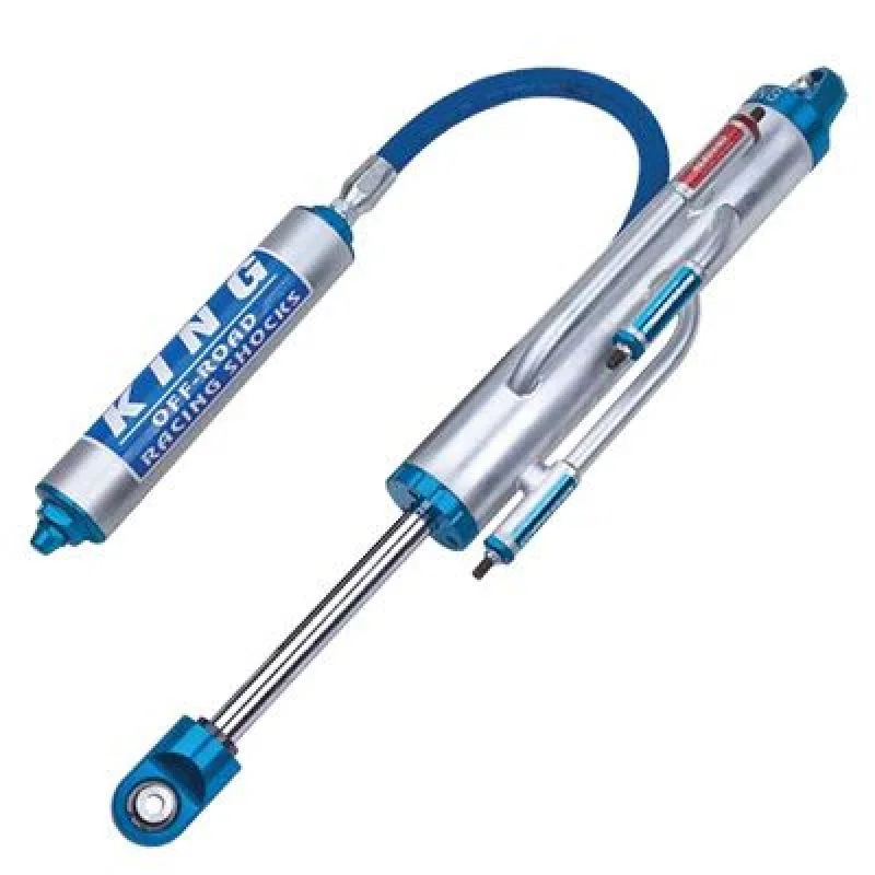 King Shocks RS2510-BP4H, 10in 2.5 Race Shock 4 Tube Bypass Hose Remote Reservoir 7/8 Shaft Large 3/4 Bypass Tubes