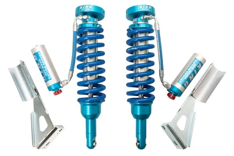 King Shocks 25001-119A-EXT, 2005+ Toyota Tacoma (6 Lug) Front 2.5 Dia Remote Reservoir Coilover w/Adjuster (Pair)