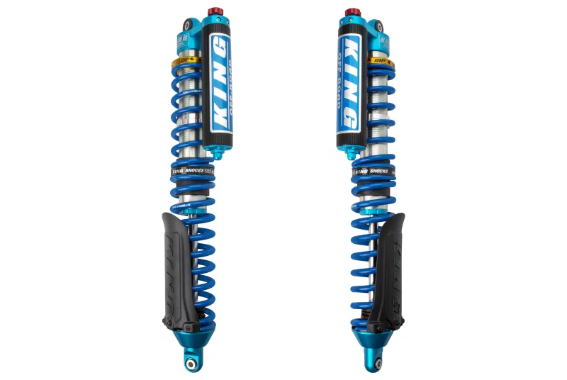 King Shocks 25700-371A, 2017+ Maverick X3 X DS 72in Front 2.5 Dia Piggy Res Coilover w/ Adj & Finned Res for Can-Am