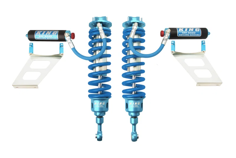 King Shocks 33001-405A, 2007+ Toyota Tundra Front Stage 3 Race Kit 3.0 Dia Remote Res Coilover w/Adjuster (Pair)