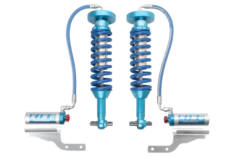 King Shocks 25001-355A, 2015+ Ford F150 2WD Front 2.5 Dia Remote Reservoir Coilover w/Adjuster (Pair)